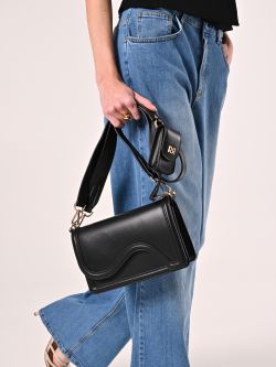 Sac en simili-cuir noir in_i7