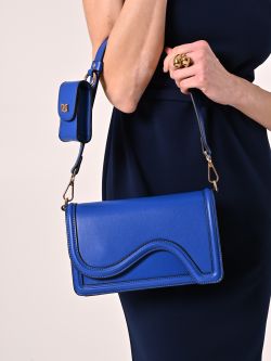 Borsa in Simil Pelle Blu Cina in_i5