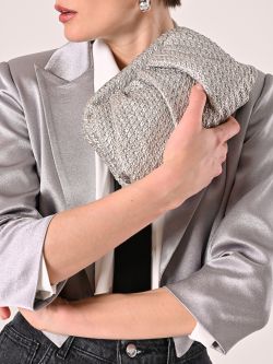 Pochette effet raphia enduit in_i5