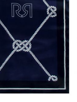 Navy blue foulard det_2