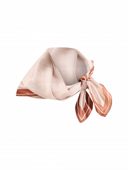 Foulard marin beige det_4