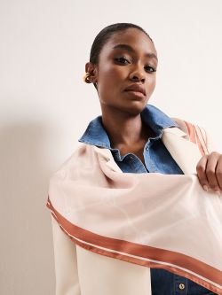 Foulard marin beige in_i5