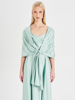 Rinascimento atelier Sage Green Stole det_3