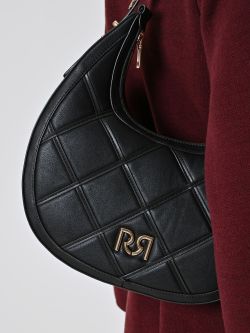 Sac hobo matelassé à logo RR in_i5
