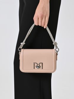 Borsa Beige con Manico Strass sp_e1