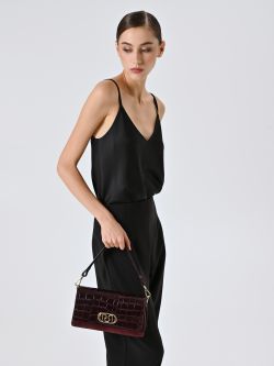Bolso New OperaBag Mini de piel burdeos in_i7