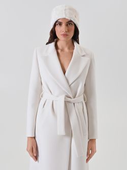 Cream Faux Fur Headband det_1