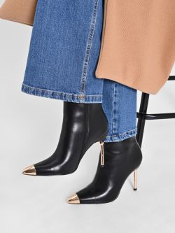 Ankle Boot with Golden Toe sp_e1