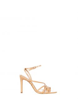 Camel Patent Leather Sandals det_1