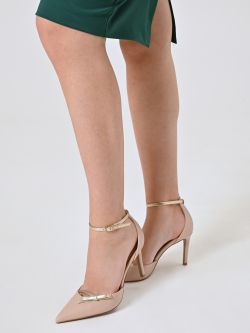 Pumps with Ankle Strap and Bows in_i5