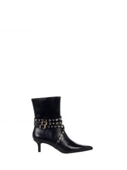 Ankle Boots mit Riemen und Nieten det_4