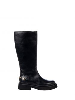 Bottes noires à boucle det_4