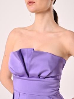 Robe longue lilas en satin in_i5