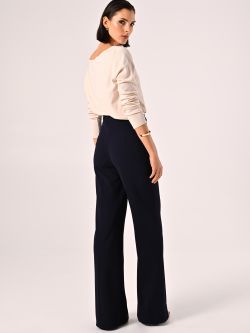 Pantalón azul con botones marineros det_3