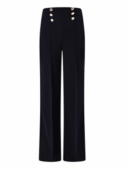 Pantalón azul con botones marineros det_4
