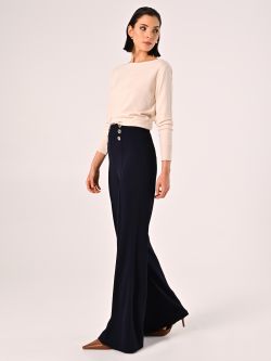 Pantalón azul con botones marineros in_i7