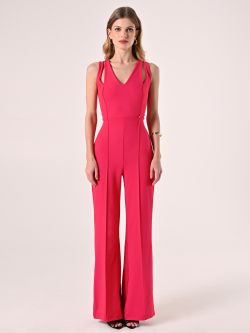 Tuta dettaglio Cut Out Fuxia det_1