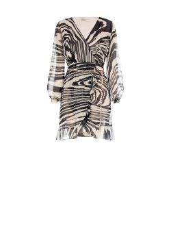 Kleid mit Animal-Print und Rüschen det_4