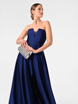 Rinascimento Atelier Blue Dress with Full Skirt sp_e1