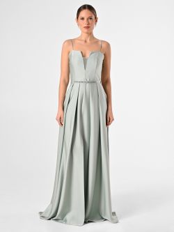 Rinascimento Atelier Sage Green Dress with Full Skirt det_1