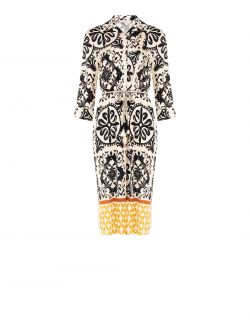 Hemdblusenkleid aus Viskose mit Ethno-Print det_4