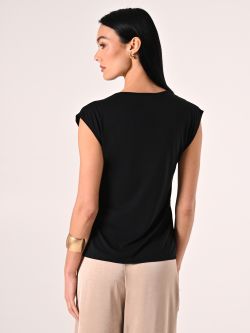 Black Tencel Top det_3