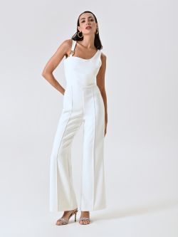 White Jumpsuit with Ring in_i7