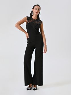 Tuta con Carré in Pizzo Paillettes in_i7