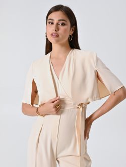 Flowy Beige Shrug in_i7