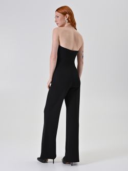 Black Jumpsuit with Designer Buttons det_3