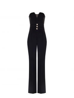 Black Jumpsuit with Designer Buttons det_4