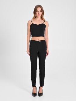 Slim Trousers in Technical Fabric  det_1