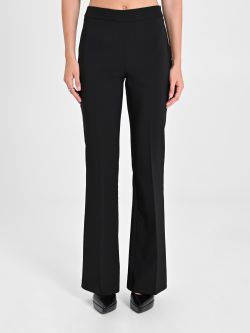 Mid-Flared Trousers in Technical Fabric det_2