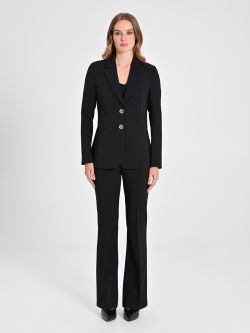 Two-Button Jacket in Technical Fabric det_1