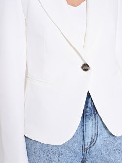 One-Button Jacket in Technical Fabric in_i5