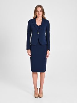 One-Button Jacket in Technical Fabric det_1