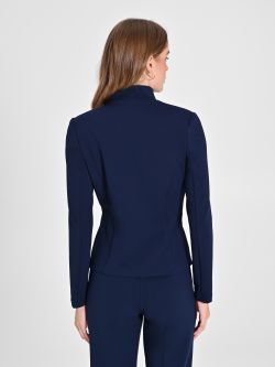 Zip jacket in scuba crepe in_i4