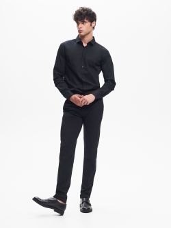 Men’s Poplin Shirt with French Collar QB24 in_i7