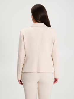 Giacca Curvy Monobottone Beige  in_i4
