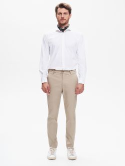 Pantalón en tejido técnico diagonal para hombre QB24 det_1