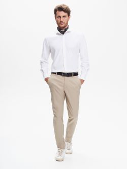 Pantalón en tejido técnico diagonal para hombre QB24 sp_e1