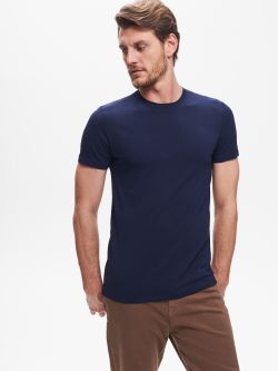 Men’s Blue Crewneck T-shirtQB24 sp_e1