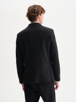 Men’s Milano-Knit Jacket with Two Buttons QB24 det_3
