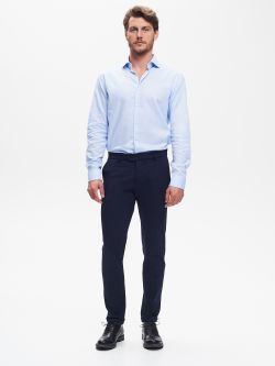 Pantalon de costume point de Milan pour homme QB24 det_1