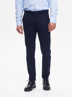 Pantalon de costume point de Milan pour homme QB24 det_3