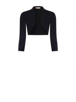 Shrug in Black Cady Fabric det_4