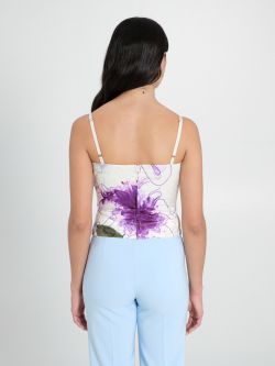 Floral-Print Bustier Top in_i4
