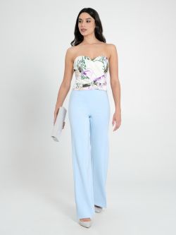 Floral-Print Bustier Top in_i7