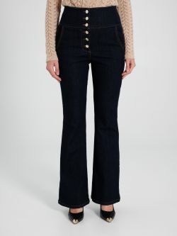 High-waisted Flared Jeans det_2