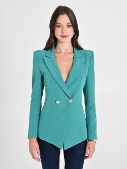 Jade Green Double-Breasted Jacket det_2